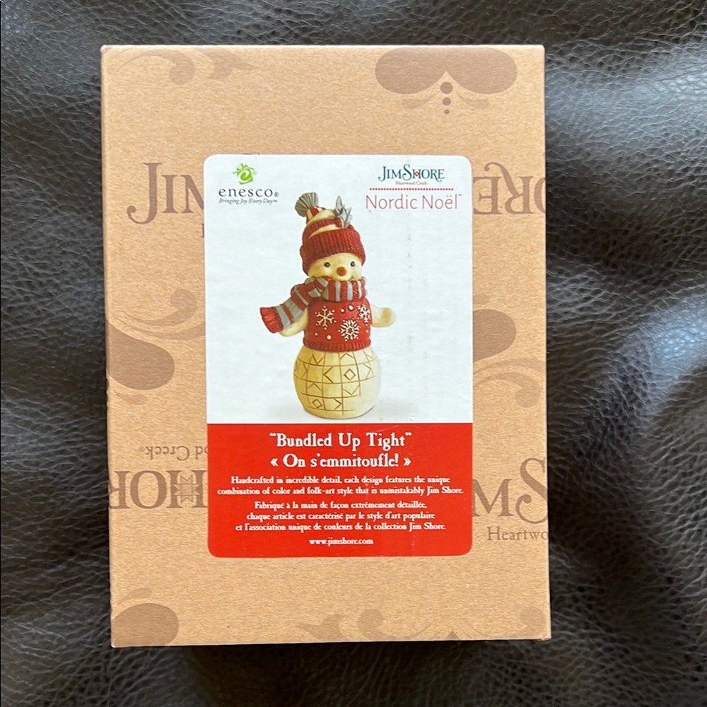 Jim Shore Nordic Noel Snowman Figurine